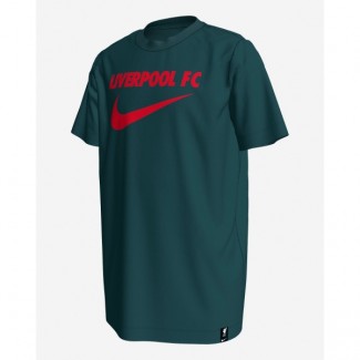 LFC Nike Older Kids Atomic Teal Swoosh Tee