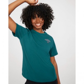 LFC Nike Womens Teal Travel Short Sleeve Top 22/23