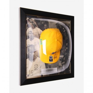 LFC Signed Fabinho Cap In Frame