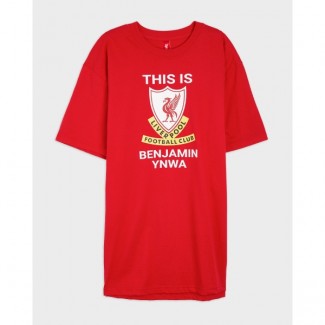 LFC This Is Personalised Red Tee